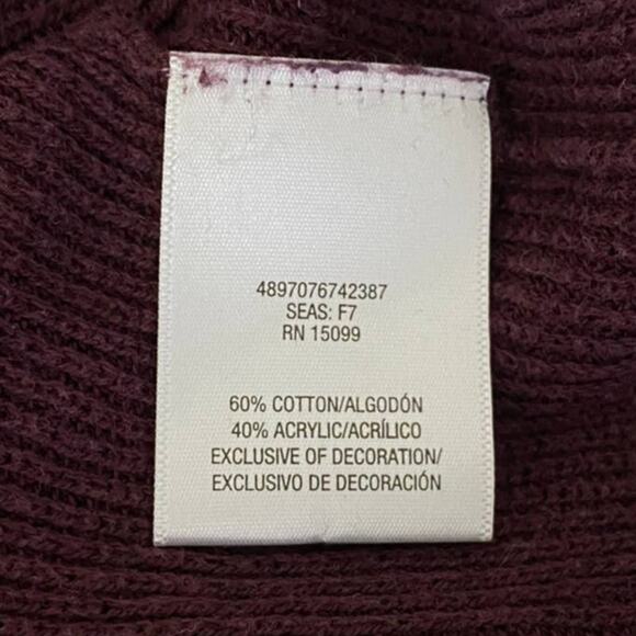 BONGO Wildcats Varsity Letters Long Sleeve Sweater Size Small - Picture 5 of 6